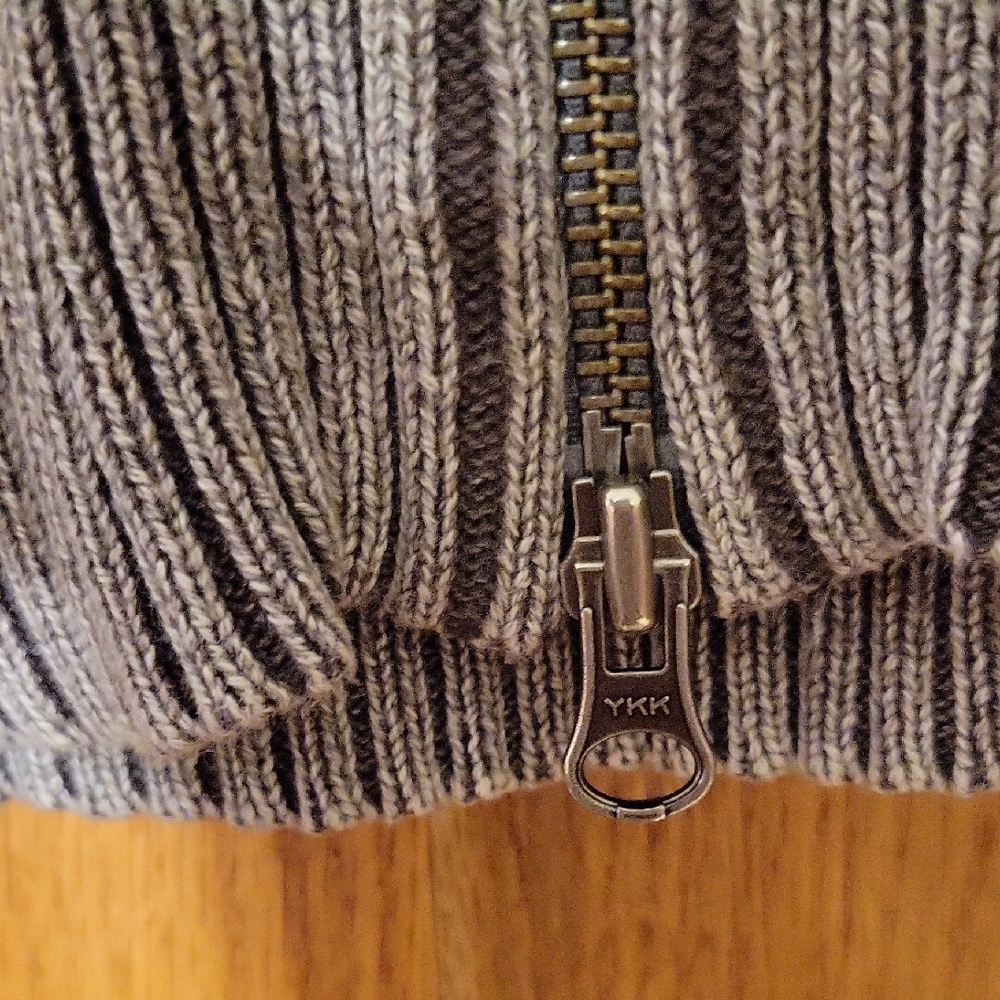Sundance Gray Ribbed Women's Cardigan - Picture 7 of 9